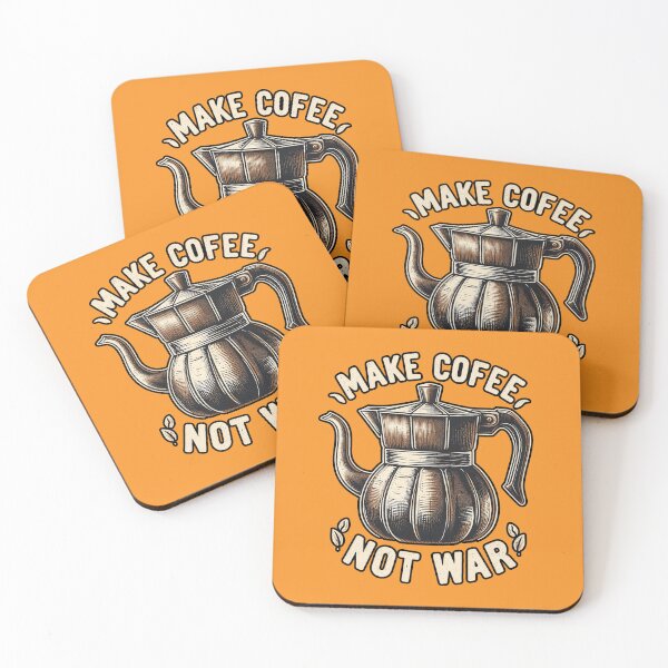 Item preview, Peaceful Brew - Coffee Over Conflict designed and sold by RuyaFab.
