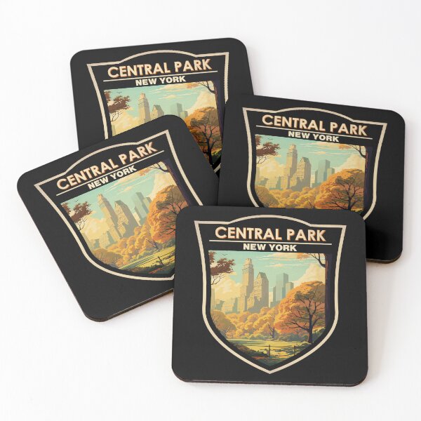 Item preview, Central Park New York Travel Art Badge designed and sold by KrisSidDesigns.