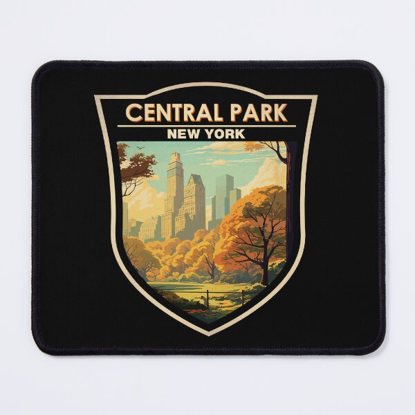 Item preview, Central Park New York Travel Art Badge designed and sold by KrisSidDesigns.