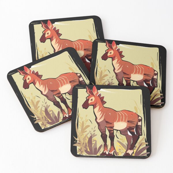 Item preview, Cute okapi // Okapi // flowers, colors journaling , Okapi poster designed and sold by SMARTKIT  DESIGNAGENCY.