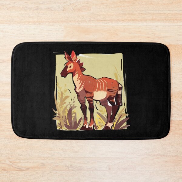 Item preview, Cute okapi // Okapi // flowers, colors journaling , Okapi poster designed and sold by SMARTKIT  DESIGNAGENCY.