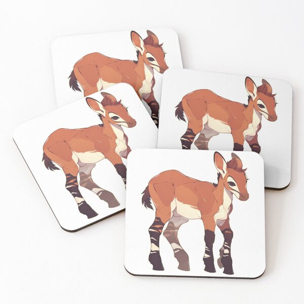 Item preview, Cute okapi // Okapi // flowers, colors journaling , Okapi poster designed and sold by SMARTKIT  DESIGNAGENCY.