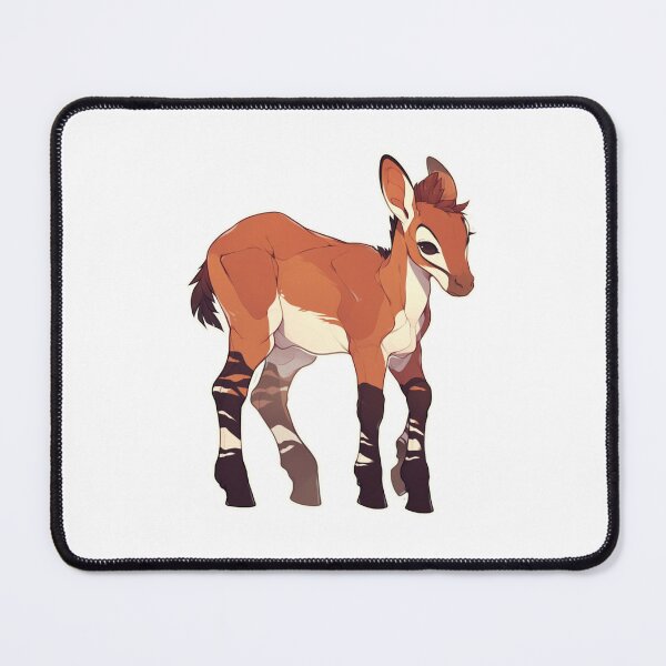 Item preview, Cute okapi // Okapi // flowers, colors journaling , Okapi poster designed and sold by SMARTKIT  DESIGNAGENCY.