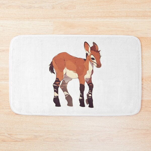 Item preview, Cute okapi // Okapi // flowers, colors journaling , Okapi poster designed and sold by SMARTKIT  DESIGNAGENCY.