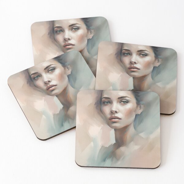 Item preview, Soft Rose with Pale Pastel Blue - Delicate Tones Valencia designed and sold by BPMagic.