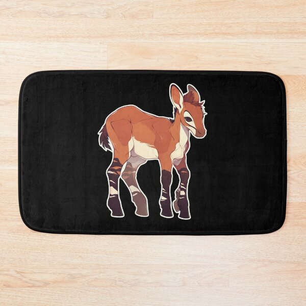 Item preview, Cute okapi // Okapi // flowers, colors journaling , Okapi poster designed and sold by SMARTKIT  DESIGNAGENCY.