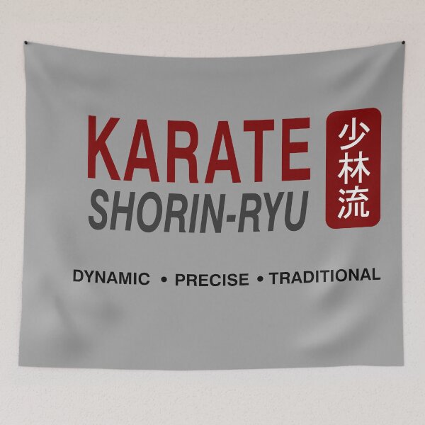 Item preview, Karate Shorin-Ryu Whispers Kanji Cloaked Elegance Gray designed and sold by LuizSilva1983.