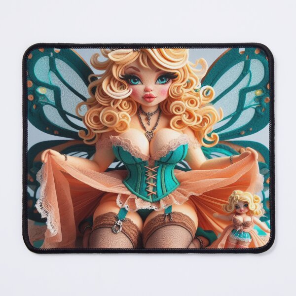 Item preview, Kneeling Burlesque Fairy 3D Popup Look designed and sold by FairytalePress.