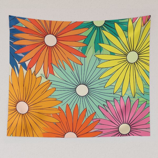 Item preview, Colorful Floral Pattern designed and sold by EnchantArtCo.