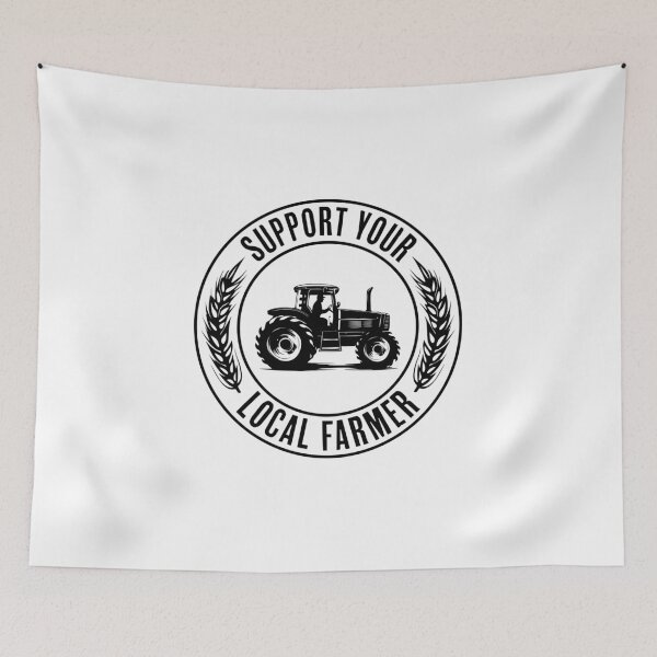 Item preview, Support Your Local Farmer, Farm Life, Tractor, Farmer, Farm designed and sold by ArtAlexDesign.