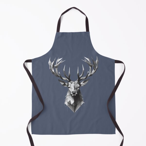 Item preview, Geometric Deer Essence - Abstract Nature Art designed and sold by RuyaFab.