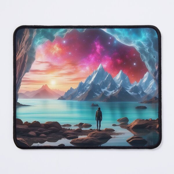 Item preview, Astral Solitude A Voyager's Quiet Moment Before Dawn designed and sold by ArtComixHaven.