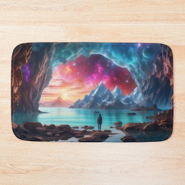 Item preview, Astral Solitude A Voyager's Quiet Moment Before Dawn designed and sold by ArtComixHaven.