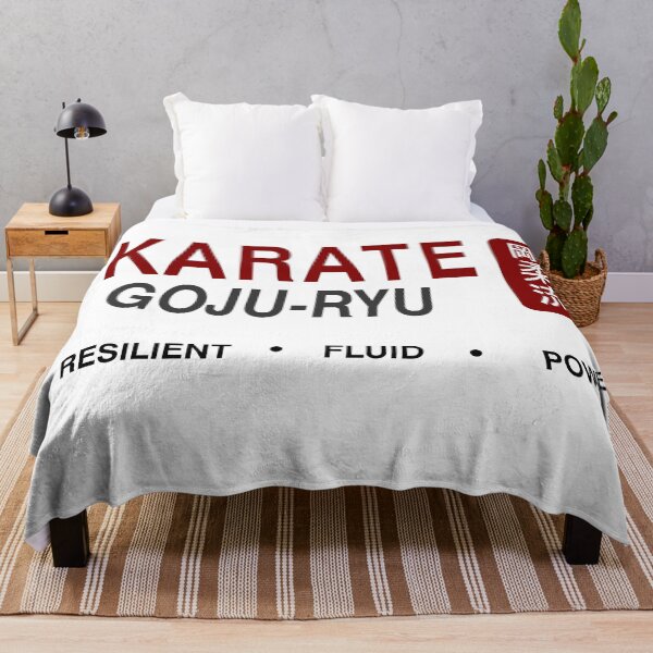 Item preview, Karate Goju-Ryu Whispers Kanji Cloaked Elegance White designed and sold by LuizSilva1983.