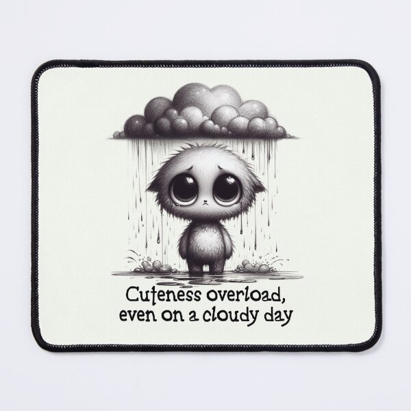 Item preview, Adorable Rainy Day - Puddle of Cuteness designed and sold by RuyaFab.