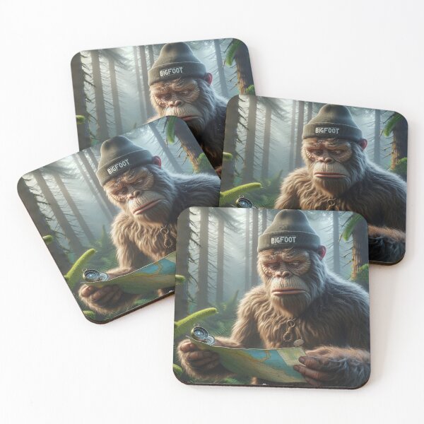 Item preview, Fun Image of Bigfoot Lost in the Forest designed and sold by Crypto Tography.