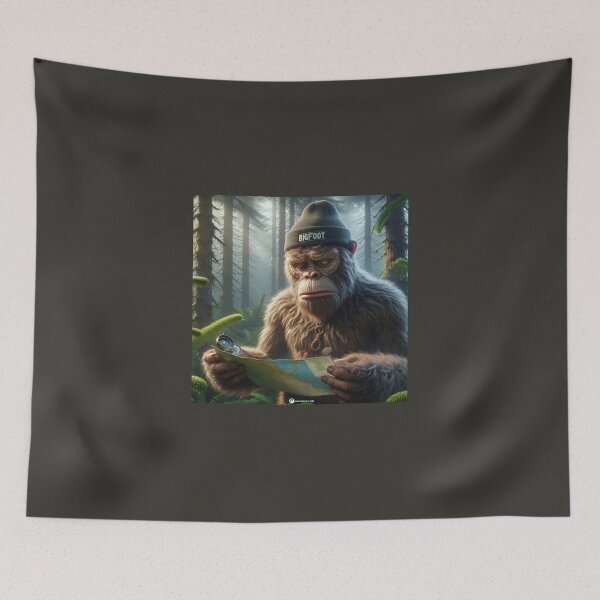 Item preview, Fun Image of Bigfoot Lost in the Forest designed and sold by Crypto Tography.