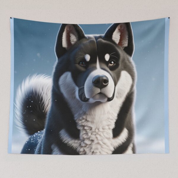 Item preview, Sakhalin Husky Sled dog designed and sold by CritterManiaUK.