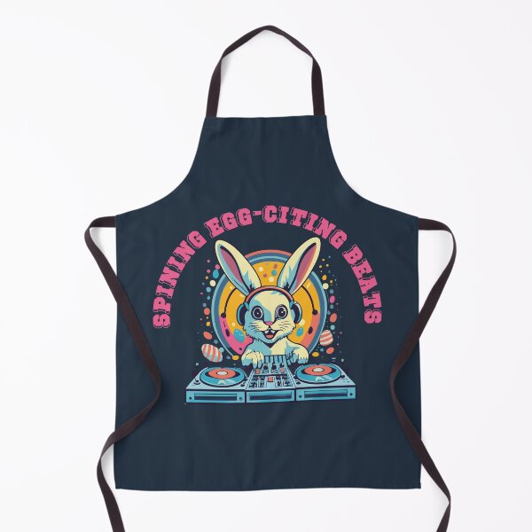 Item preview, Easter Bunny spinning some egg-citing beats designed and sold by Shop Deebo.