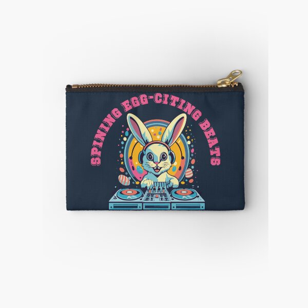 Item preview, Easter Bunny spinning some egg-citing beats designed and sold by Shop Deebo.