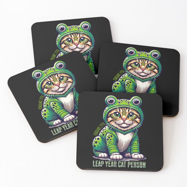 Item preview, Leap Year Cat Person designed and sold by SeledineArt.