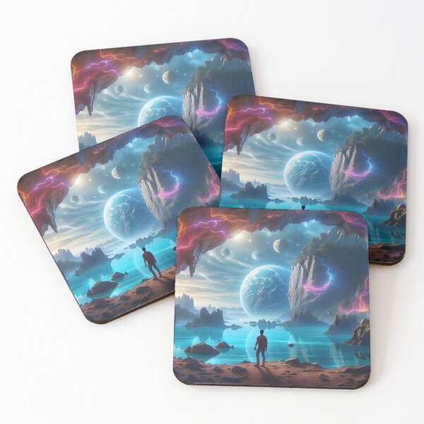 Item preview, Galactic Gateway: Wanderer's Gaze Upon Interstellar Horizons designed and sold by ArtComixHaven.