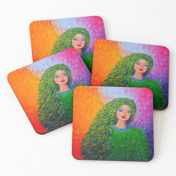 Item preview, Creative picture. Fantasy girl in green clothes on background designed and sold by loginovart.