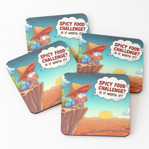 Item preview, Spicy food challenge? Is it worth it? designed and sold by HeadTurningArt.