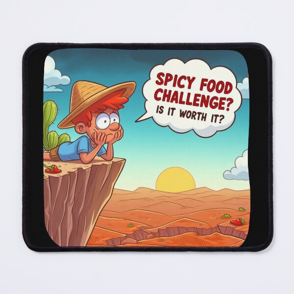 Item preview, Spicy food challenge? Is it worth it? designed and sold by HeadTurningArt.