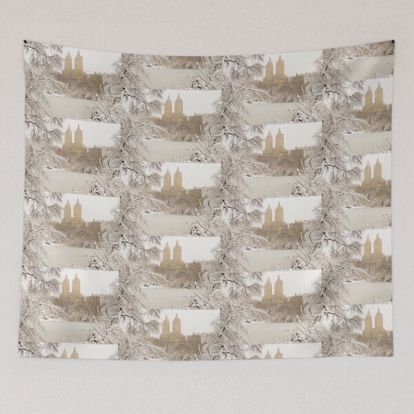 Item preview, Snowscape of New York's San Remo designed and sold by IndigoArtistic.