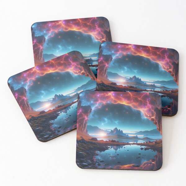 Item preview, Celestial Arcanum: A Timeless Glimpse Through the Cosmic Gateway designed and sold by ArtComixHaven.