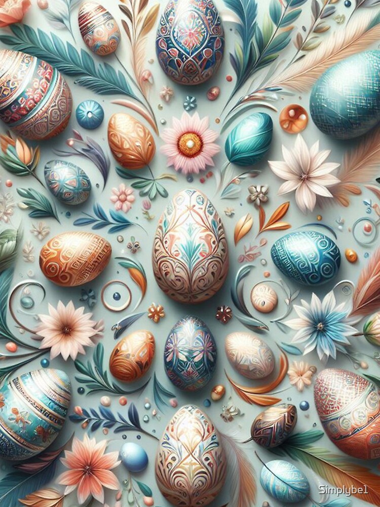 Thumbnail 4 of 4, iPhone Case, Easter Spring Pastel Pattern designed and sold by Simplybe1.