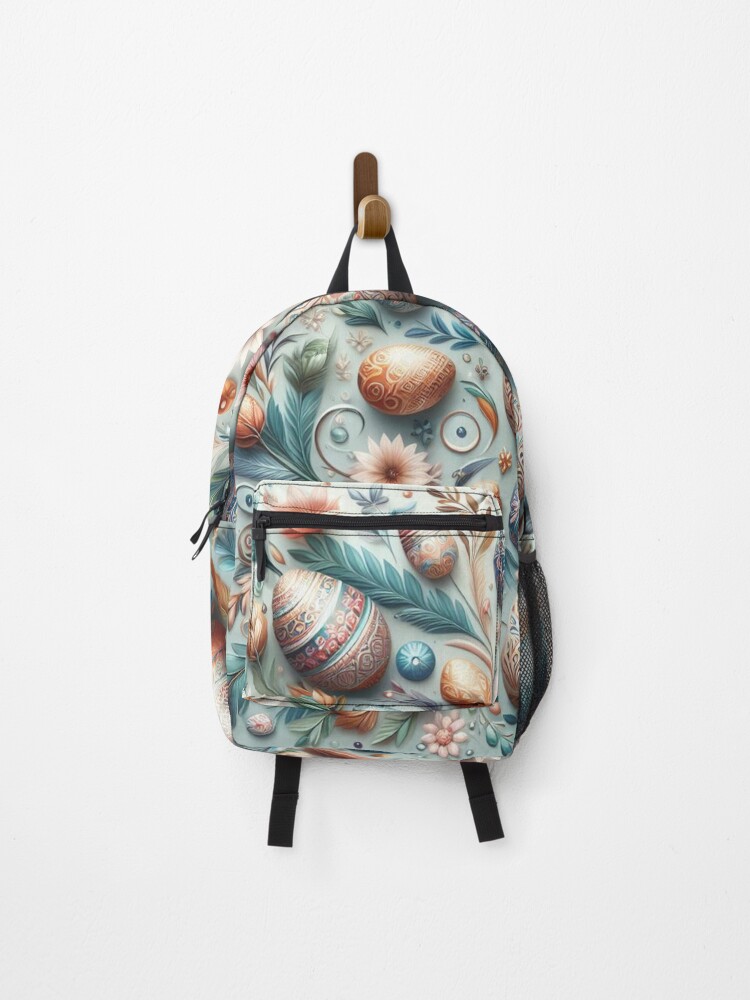 Thumbnail 1 of 3, Backpack, Easter Spring Pastel Pattern designed and sold by Simplybe1.