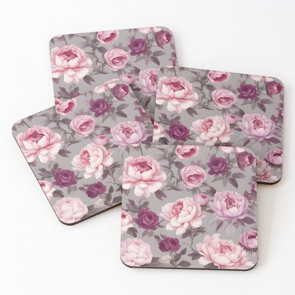 Item preview, Alice, let's enjoy a cup of tea - flower pattern design designed and sold by fl0werfact0ry.
