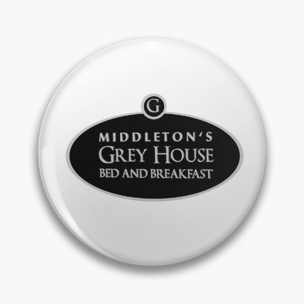 Item preview, The Good Witch Middleton's Grey House Bed and Breakfast Logo designed and sold by taylluna.