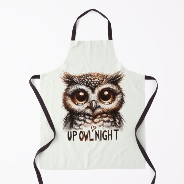 Item preview, Nocturnal Owl Gaze - "Up Owl Night" designed and sold by RuyaFab.