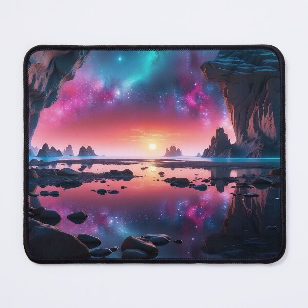 Item preview, Celestial Awakenings: Dawn's Radiance in a Mystic Cove designed and sold by ArtComixHaven.