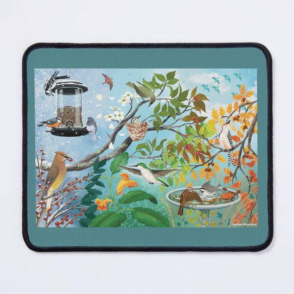 Item preview, Native Birds and Plants Throughout the Seasons designed and sold by Nick Garnhart.