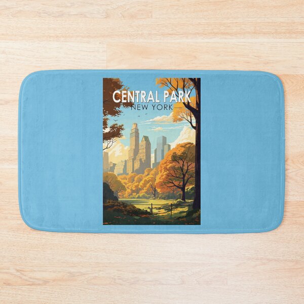 Item preview, Central Park New York Travel Art Vintage designed and sold by KrisSidDesigns.