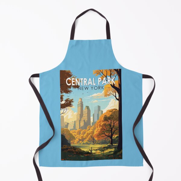 Item preview, Central Park New York Travel Art Vintage designed and sold by KrisSidDesigns.