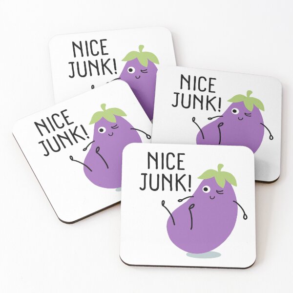 Item preview, Nice Junk Eggplant Pun designed and sold by ricricswert.