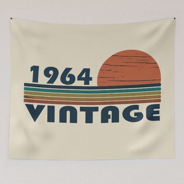 Item preview, Born in 1964 vintage retro classic birthday designed and sold by Alexaltay.