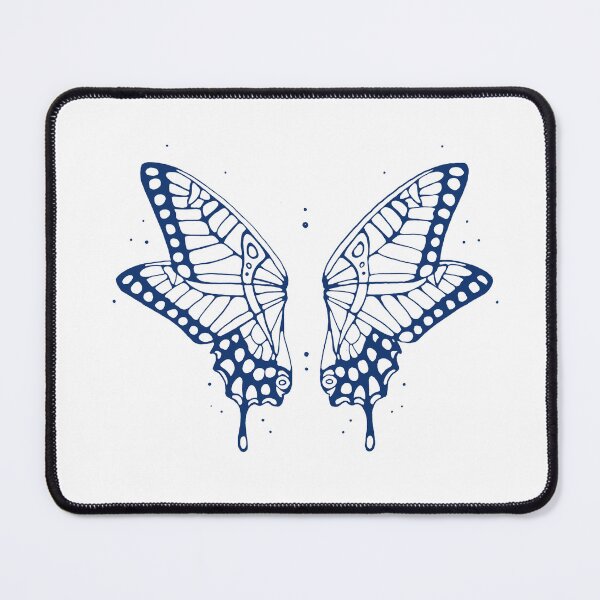 Item preview, Blue Butterfly Sticker designed and sold by Lily Tomkinson.