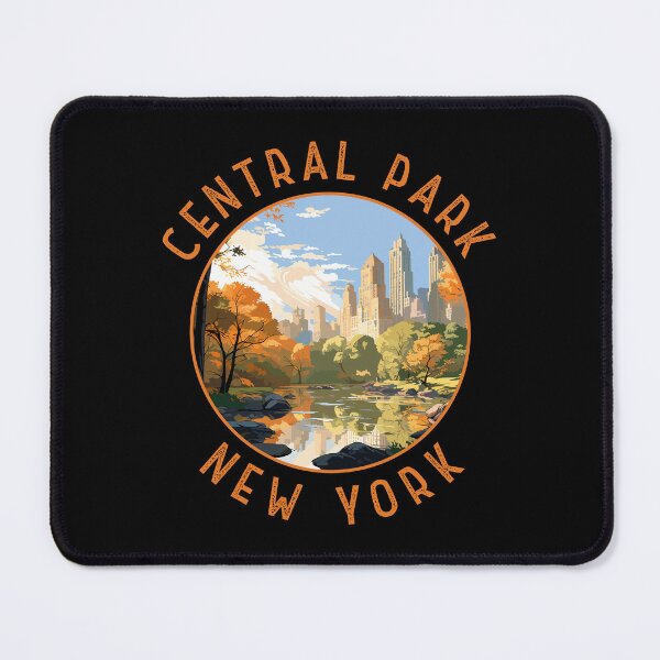 Item preview, Central Park New York Retro Distressed Circle designed and sold by KrisSidDesigns.
