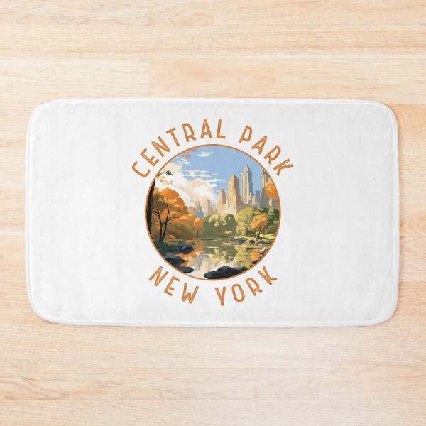 Item preview, Central Park New York Retro Distressed Circle designed and sold by KrisSidDesigns.