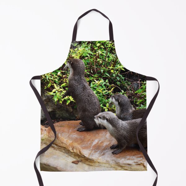 Item preview, "Three Otterly Magnificent Otters: A Playful Trio" designed and sold by A-Work-Of-Art.
