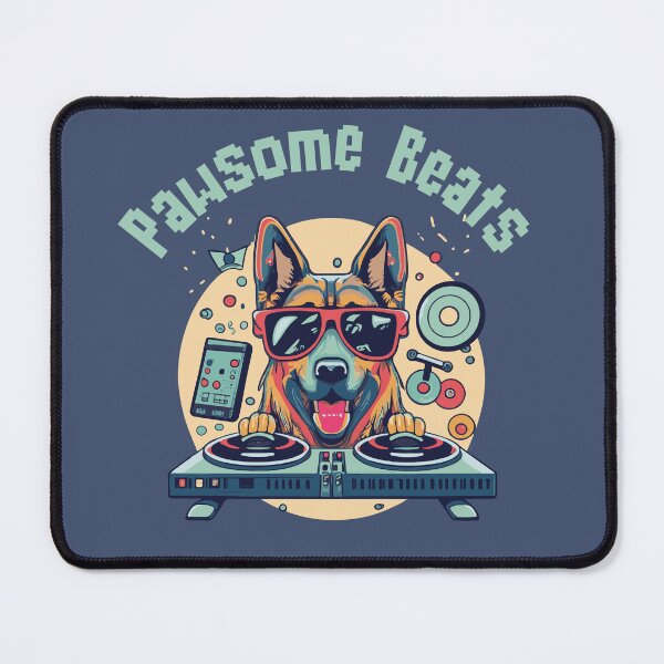 Item preview, Paws and Play: German Shepherd DJ - Unleash the Beat! designed and sold by Shop Deebo.