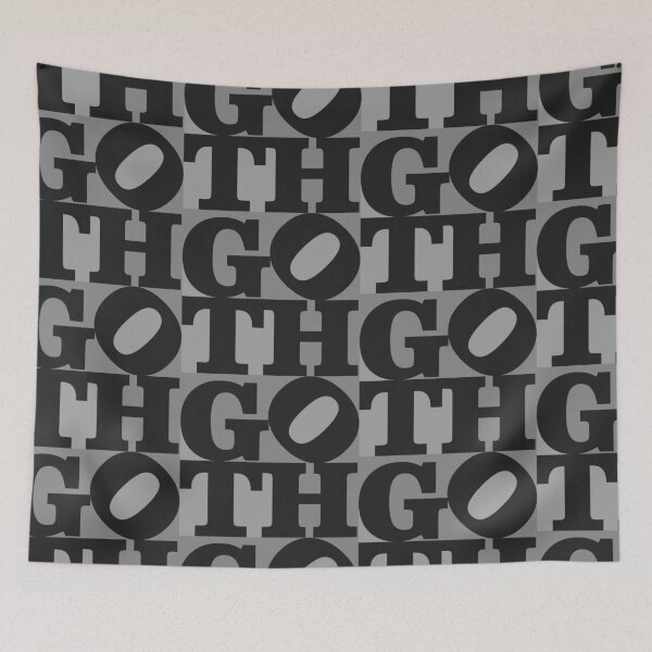 Item preview, Goth NYC Modern Art Monochrome Version designed and sold by Logo-A-GoGo.