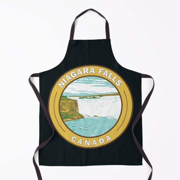 Item preview, Niagara Falls Horseshoe Falls Travel Art Badge designed and sold by KrisSidDesigns.