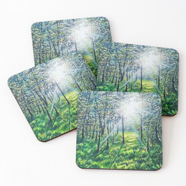 Item preview, Painting of Farboy. Herbs of coniferous trees in the den. Greenery of wood with a sleeping tree. Artist designed and sold by loginovart.